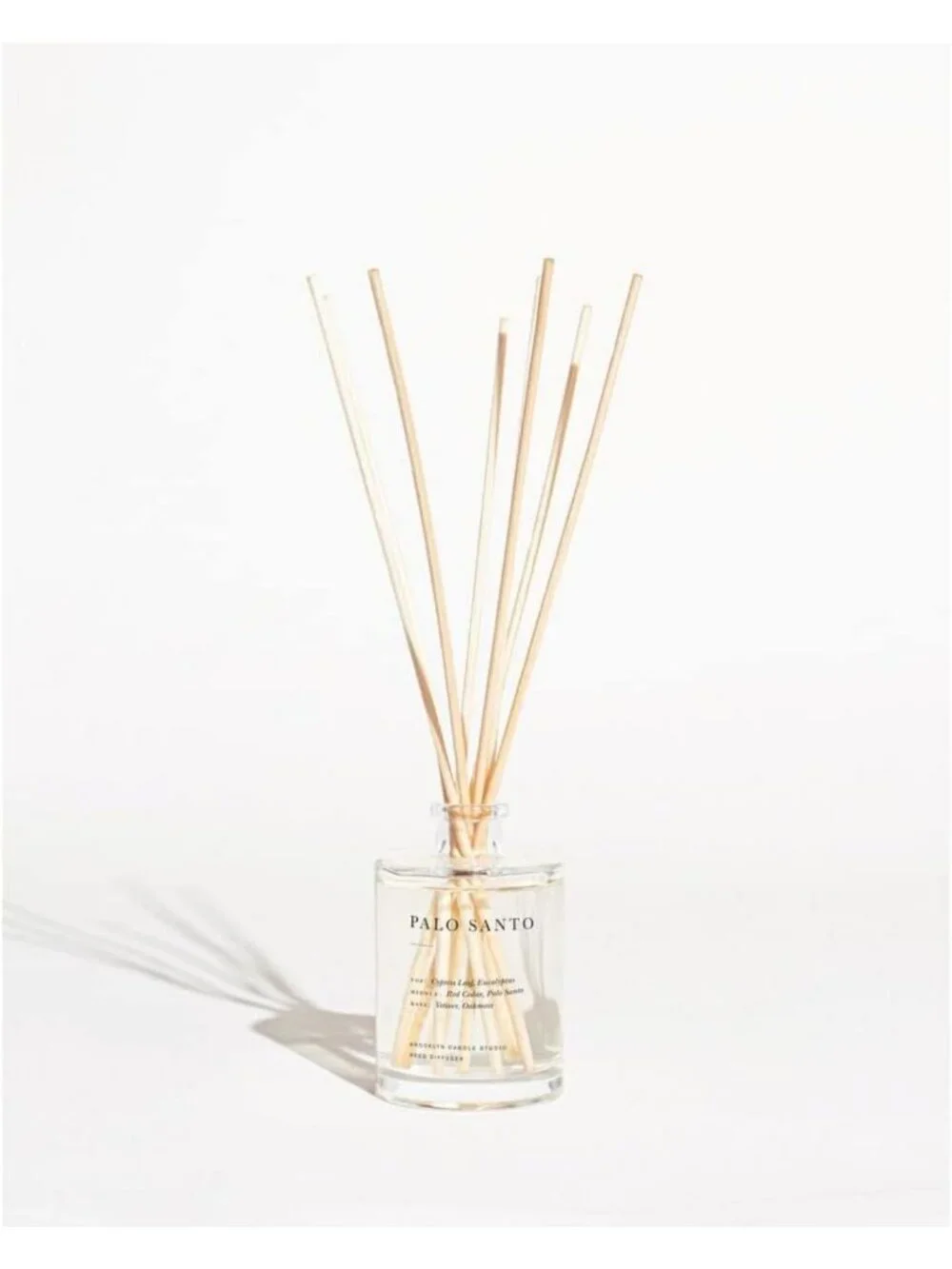 Relaxing Palo Santo Reed Diffuser - Cedar, Eucalyptus & Sandalwood Scents, 8